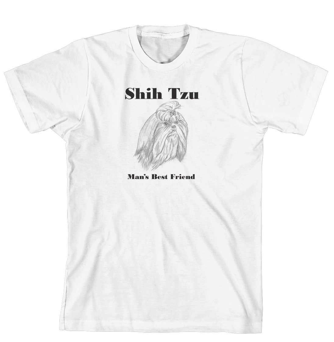 Cahoon's Closet Shih Tzu Dog Lover T-Shirt for Men - Funny Pet Owner Gift, Casual Wear for Dog Walks & Outings