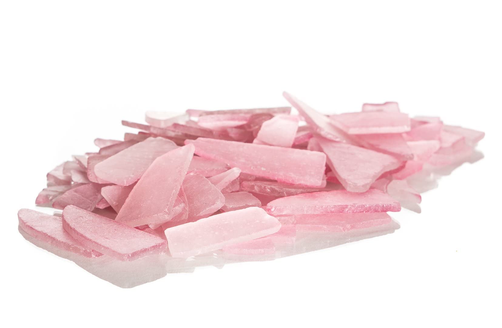 Pink Sea Glass for Crafts - Beach Glass Décor - Vase Filler - DIY Sea Glass Art - 11oz Bag of Tumbled Craft Glass - Perfect for Wedding Centerpieces, Home Decor, Aquariums & Terrariums