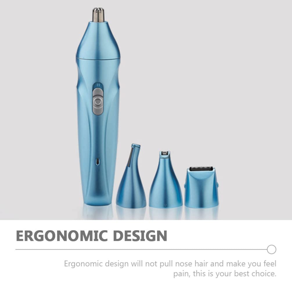 Electric Eyebrow & Nose Hair Trimmer Set - Rechargeable Personal Grooming Kit for Eyebrows, Nose & Facial Hair Removal - Perfect for Home, Travel & Salon Use