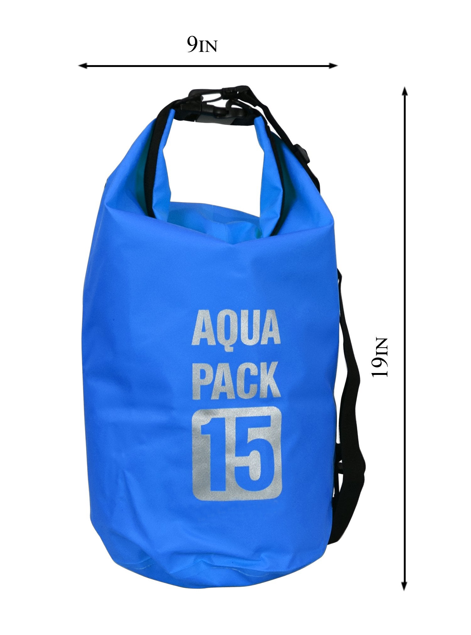 Waterproof Dry Bag Roll Top Compression Sack - 10L & 15L for Kayaking, Beach, Rafting, Boating, Hiking, Camping, Fishing - Keep Gear Dry in Any Outdoor Adventure