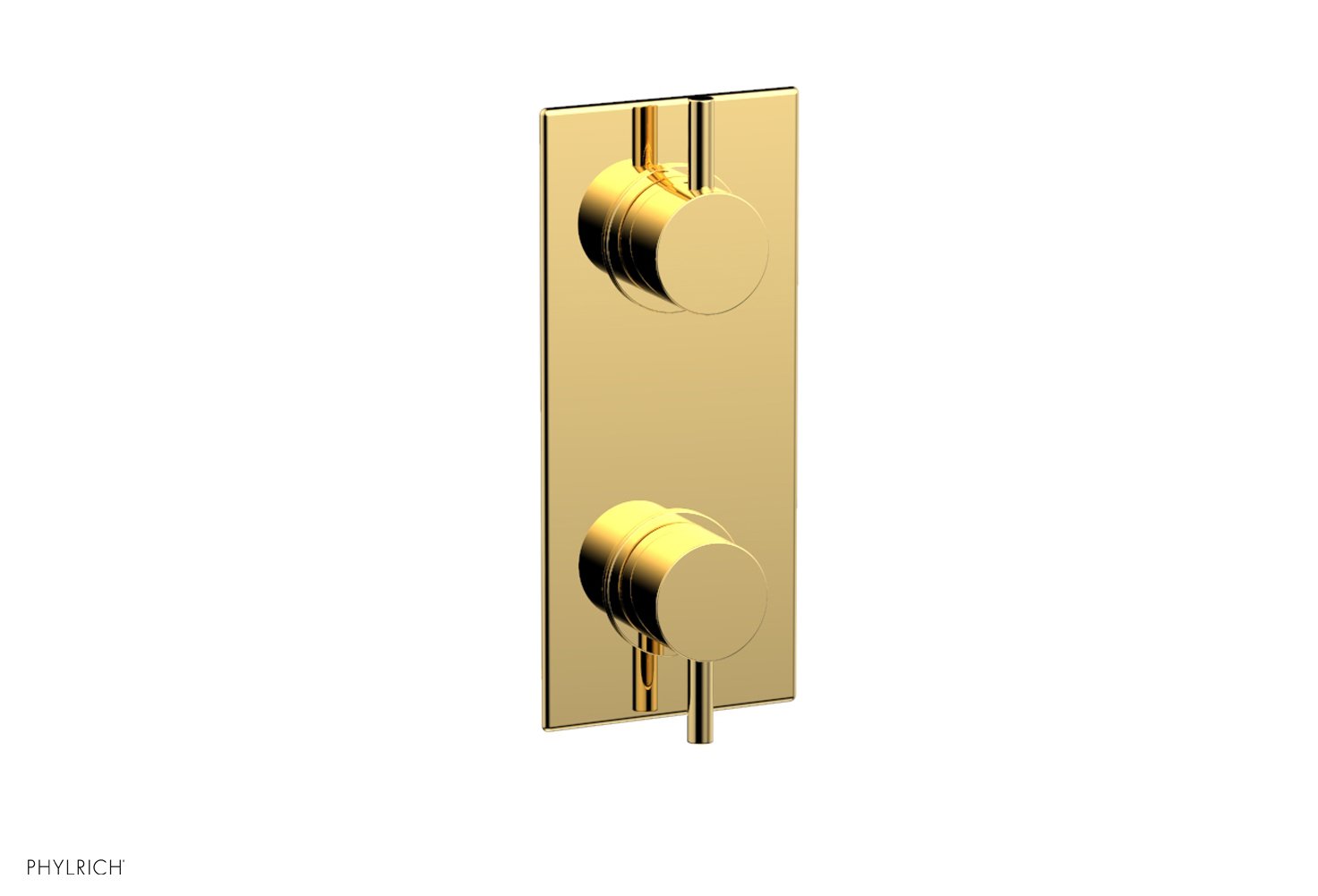 BASIC II 1/2 Mini Thermostatic Valve with Volume Control & Diverter 4 171 - Perfect for Bathroom Faucets, Shower Systems & Water Temperature Regulation