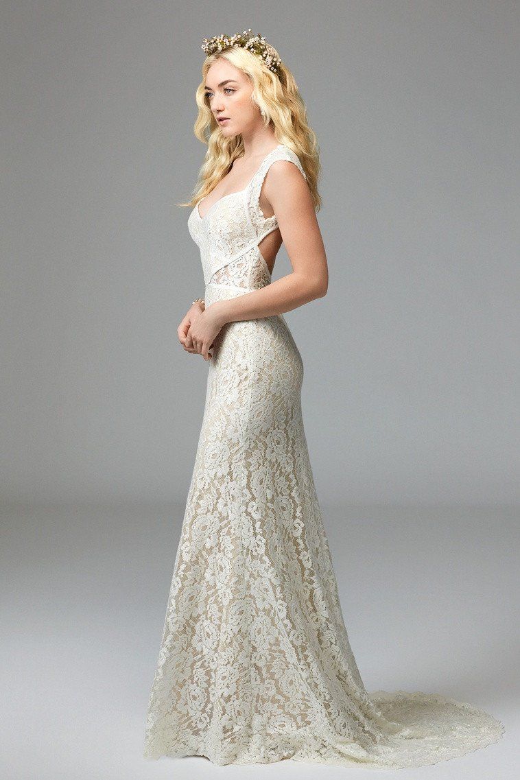 Willowby Twilla 57114 Wedding Gown - Elegant Lace Bridal Dress for Beach, Garden & Outdoor Ceremonies