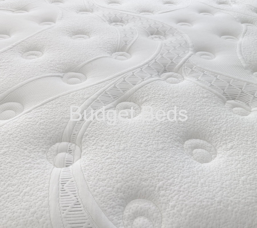 Sleep Max Pillow Top Mattress - Queen Size for Ultimate Comfort | Perfect for Back Pain Relief & Side Sleepers | Bedroom, Guest Room & Apartment Use