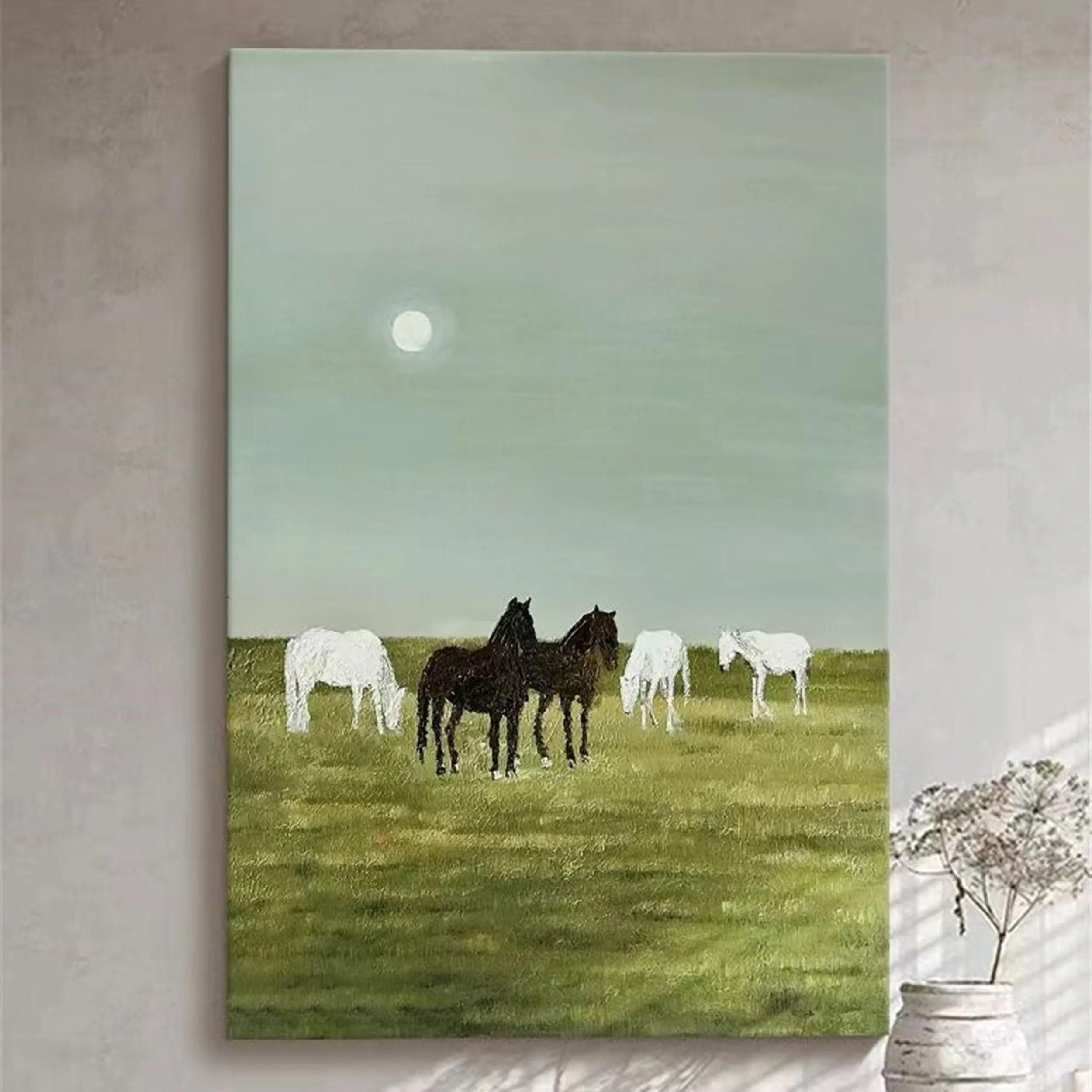 Animal Art Painting #AP035 - Handmade Wildlife Canvas Wall Decor for Living Room, Bedroom & Office