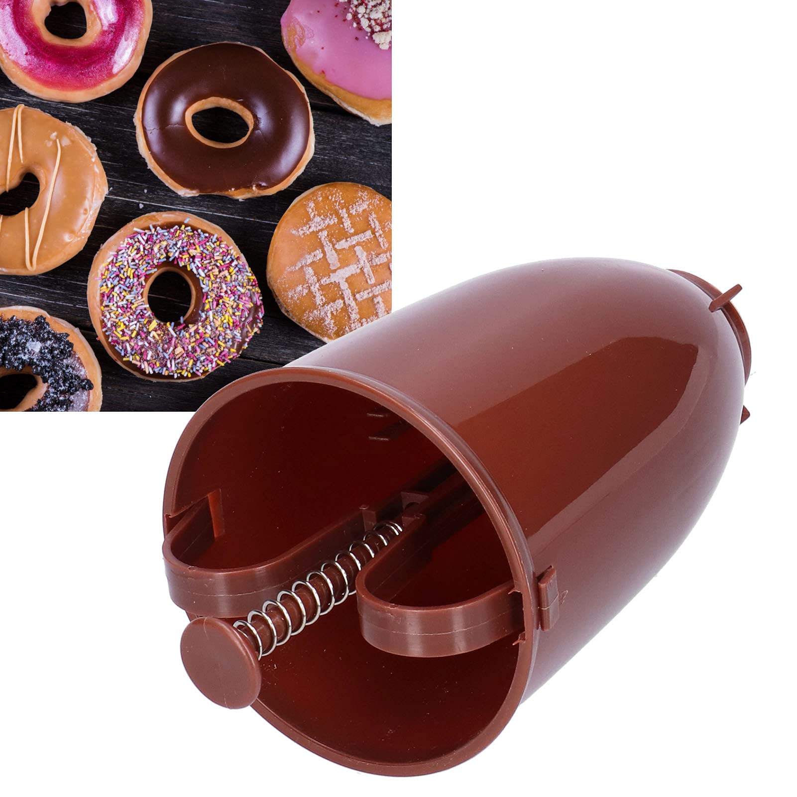 Electric Donut and Pancake Maker with Manual Batter Dispenser - Perfect for Homemade Donuts, Pancakes, Waffles & Coffee - Ideal for Breakfast, Brunch, Parties & Family Baking Fun