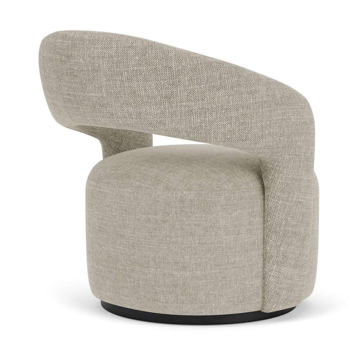 Stylish Judi Fabric Swivel Armchair - Modern Upholstered Accent Chair with 360° Rotation for Living Room, Bedroom or Office - Comfortable Lounge Seating for Home Decor