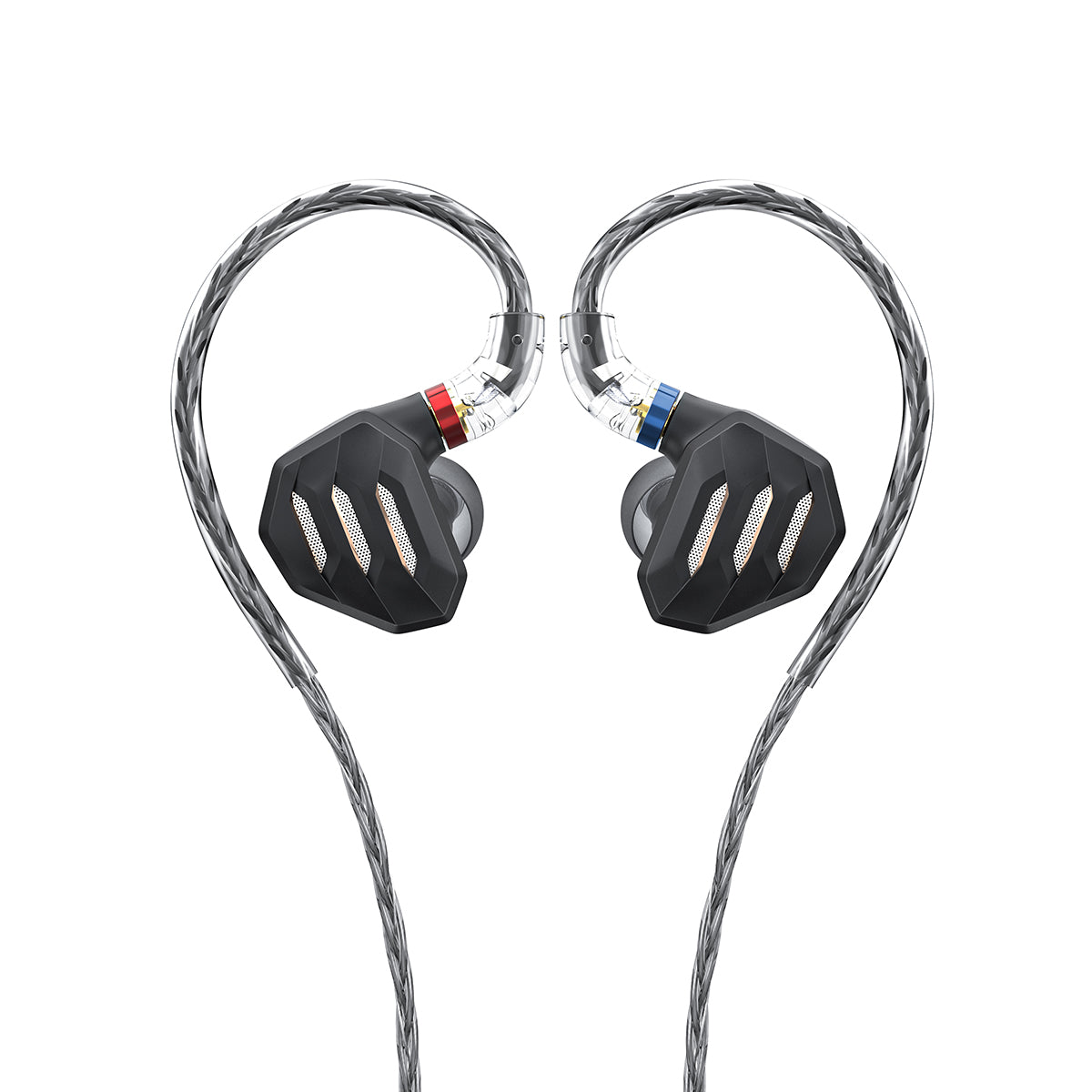 FiiO FH7s High-Fidelity Semi-Open In-Ear Monitors with 5 Balanced Armature Drivers - Perfect for Audiophiles, Musicians & Studio Monitoring