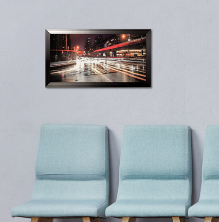 10x20 Poster Frame - Carbon Steel Swing Frame for Wall Display - Perfect for Home Decor, Office, Gallery & Trade Shows