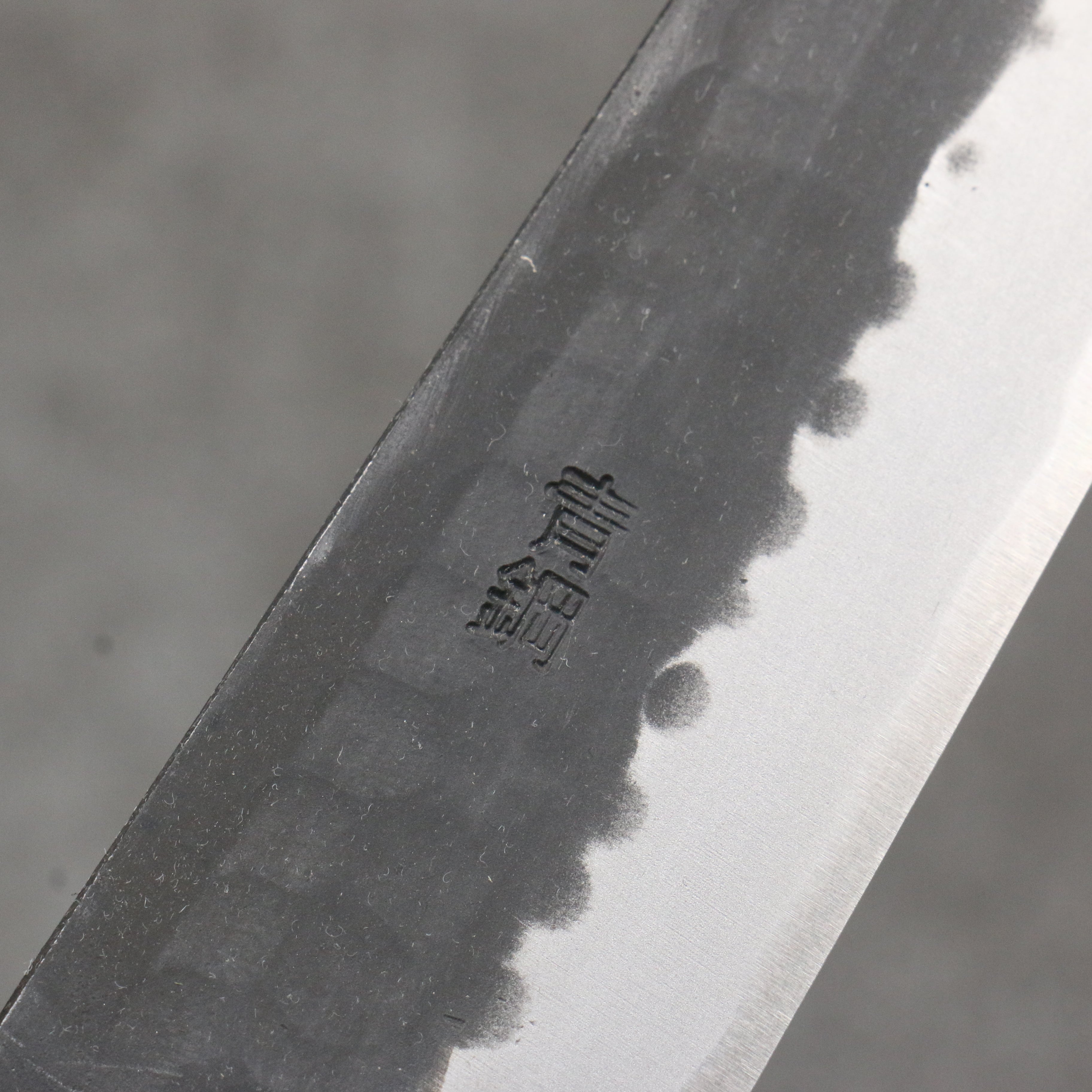 Nao Yamamoto 160mm Blue Steel Kurouchi Petty Utility Knife with Shitan Handle & Black Pakka Wood Ferrule - Perfect for Slicing, Peeling & Precision Kitchen Tasks