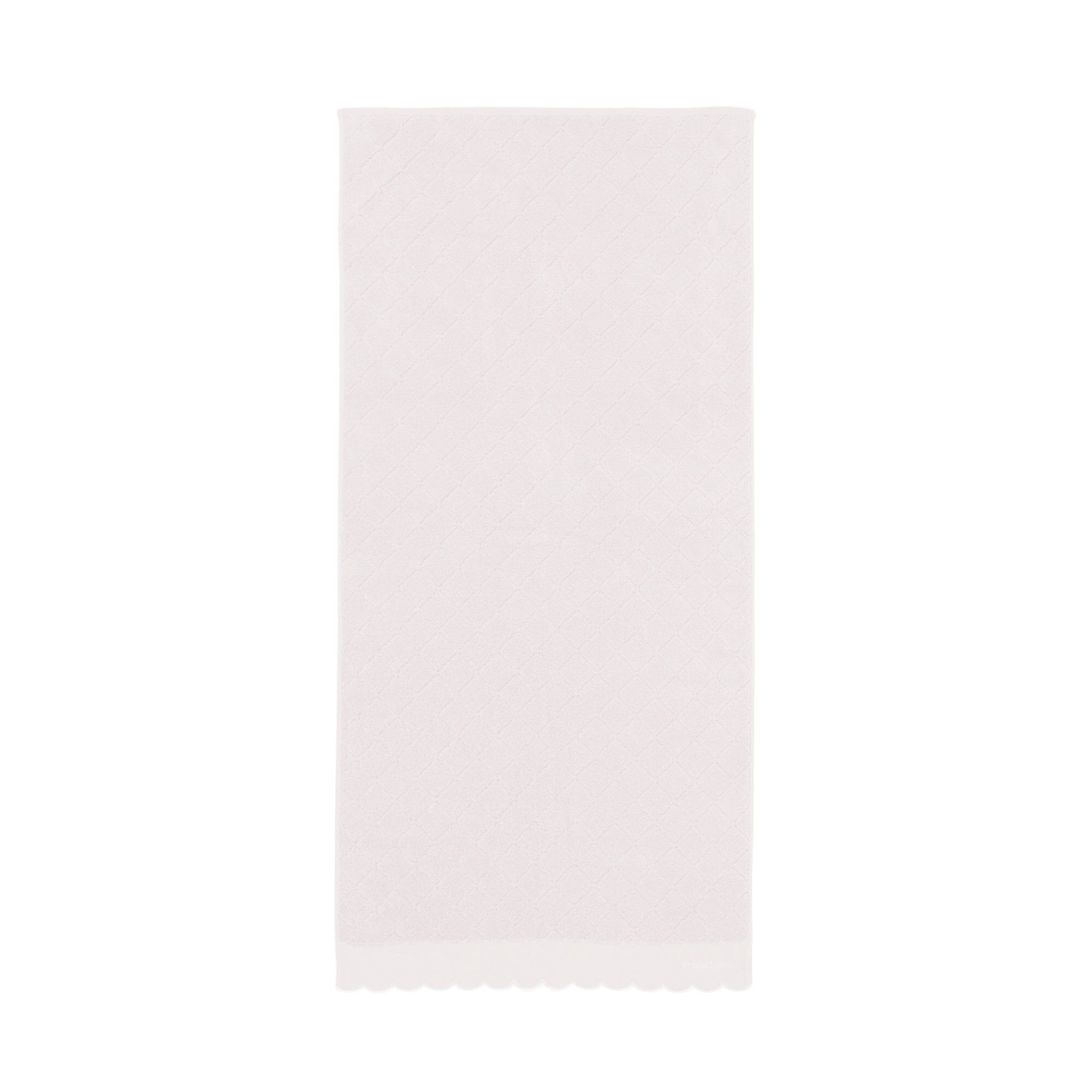 Antibacterial & Deodorizing Scallop Edge Bath Towel - Soft Absorbent Quick-Dry Pink Bath Sheet for Spa, Pool & Luxury Bathroom Decor