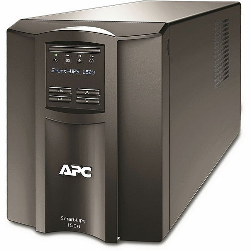 APC SMT1500CNC Smart UPS 1500VA Line Interactive Tower UPS with SmartConnect Port & Network Card, AVR, LCD Display, 120V - Perfect for Home Office, Server Rooms & Network Equipment Backup