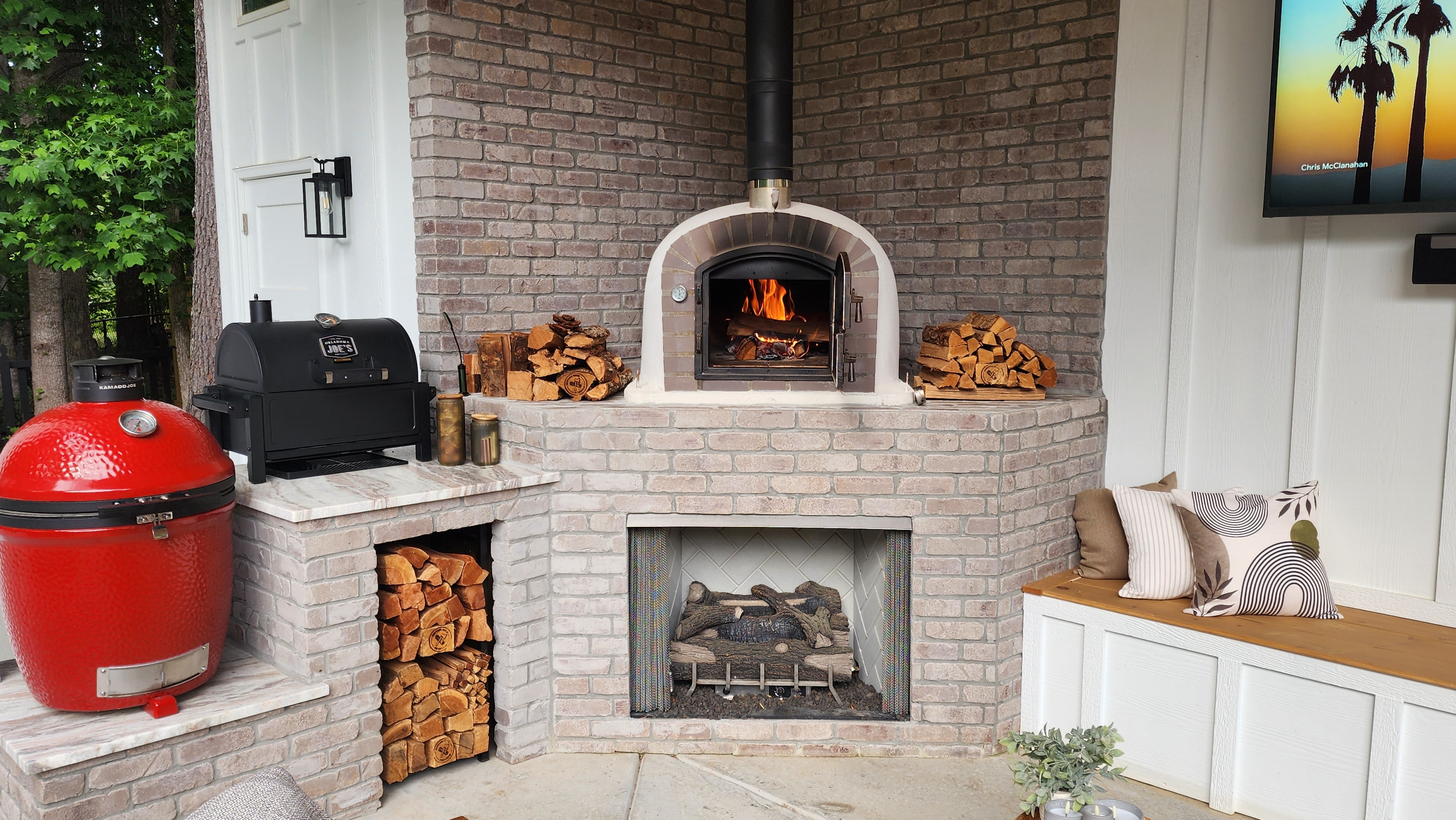 Premium Lume Alto Outdoor Pizza Oven - Brand New Model for Authentic Italian-Style Pizza Making | Perfect for Backyard Parties, Camping & Outdoor Cooking