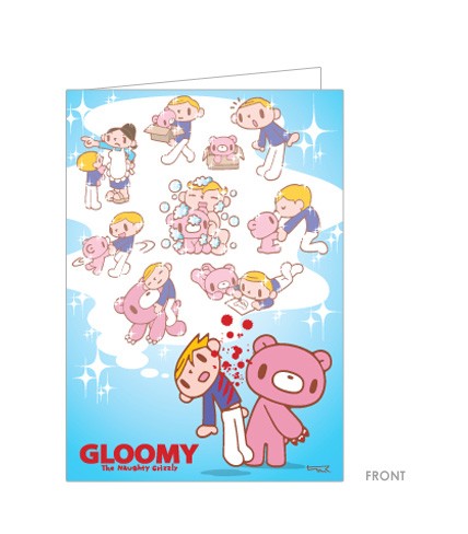 Gloomy Happy Times Greeting Card - Elegant & Unique Design for Birthdays, Holidays & Special Occasions