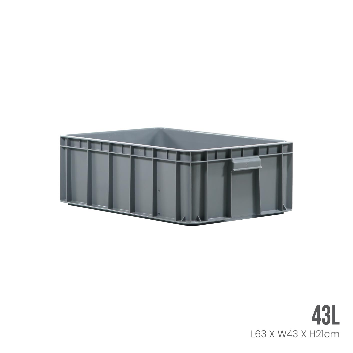 Heavy Duty Industrial Storage Box ID4903 - Durable Plastic Organizer for Tools, Parts & Supplies - Perfect for Warehouse, Garage & Workshop Organization