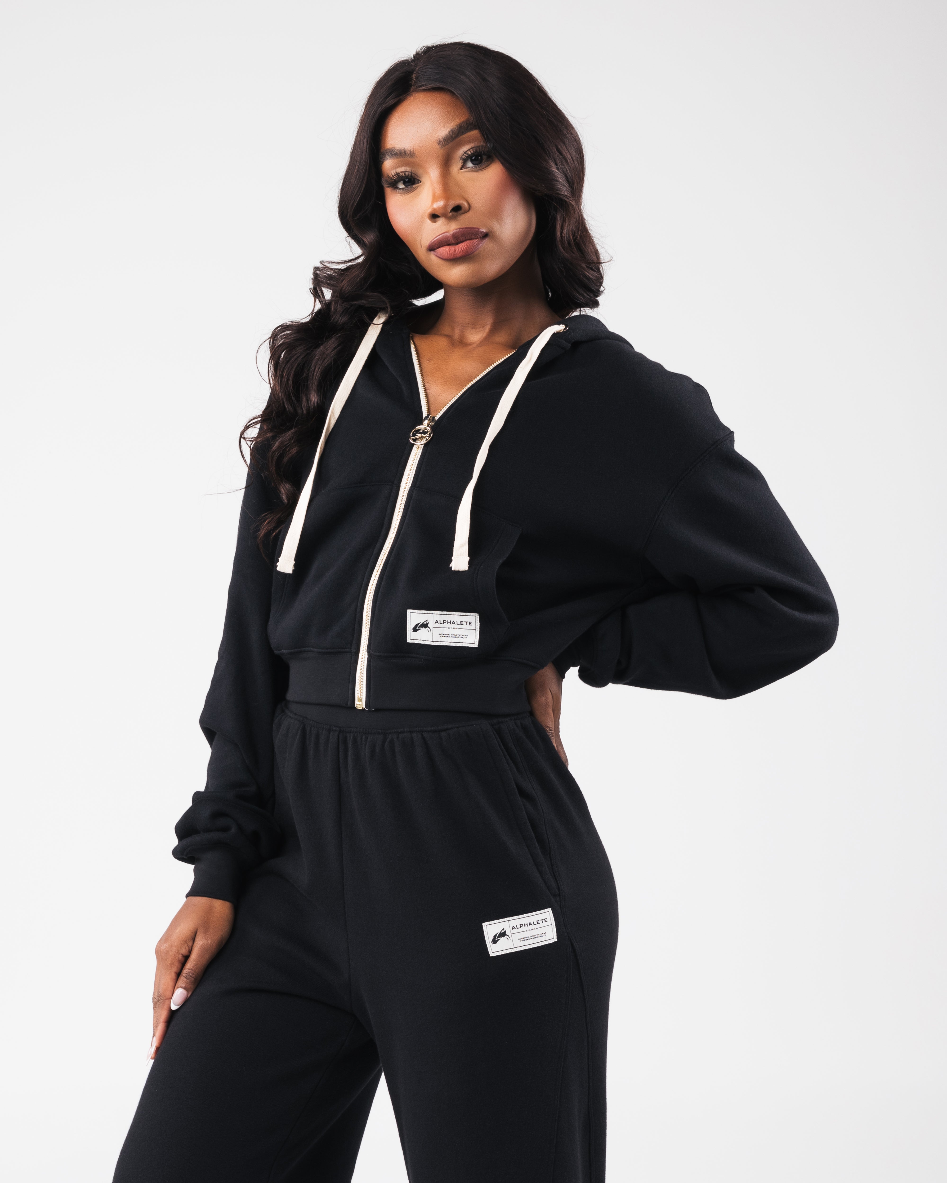Men's Black Fleece Zip Jacket - Lightweight Warm Winter Coat for Outdoor Activities & Casual Wear