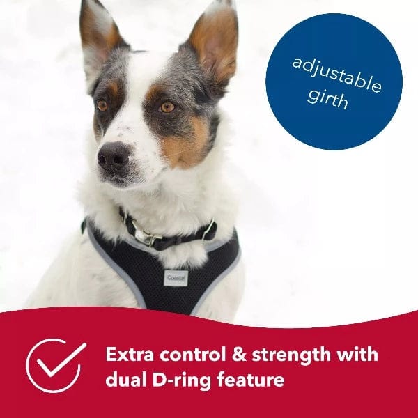 Comfortable Soft Reflective Adjustable Dog Harness for Small Medium Large Dogs - Perfect for Night Walks, Jogging & Outdoor Adventures