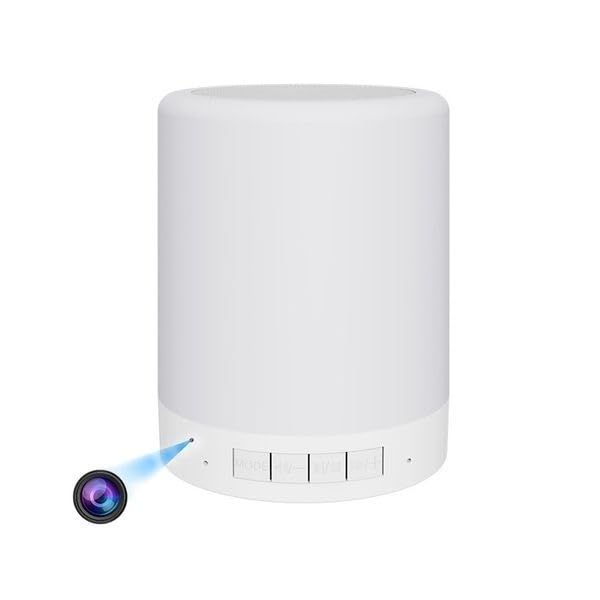 Ebiz WiFi HD Spy Camera with Bluetooth Speaker & Night Light - Hidden Surveillance for Home Security, Baby Monitoring, and Office Protection