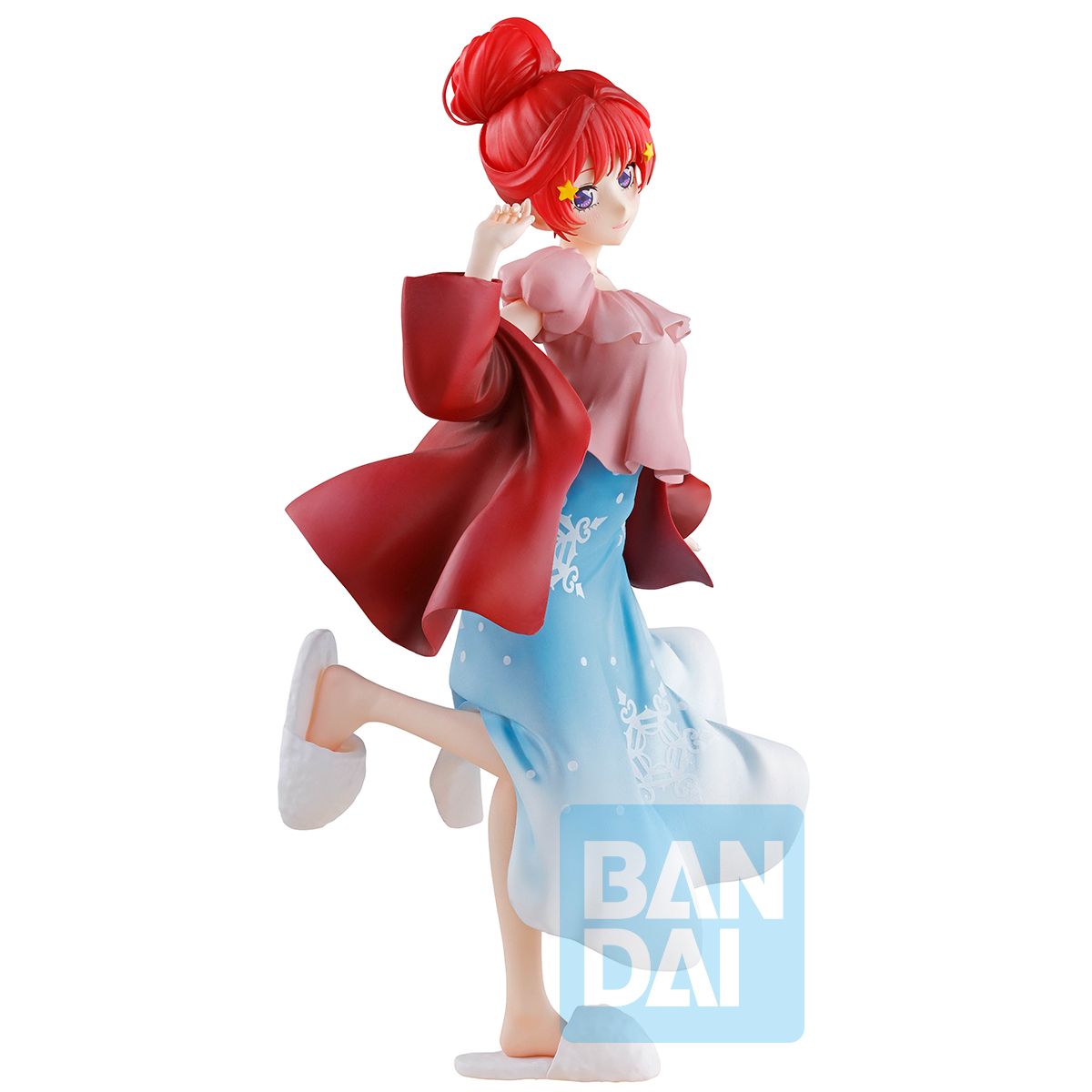 Bandai Ichibansho The Quintessential Quintuplets Itsuki Nakano Loungewear Ver. Anime Figure - Perfect for Anime Collectors, Home Decor, and Gift Giving