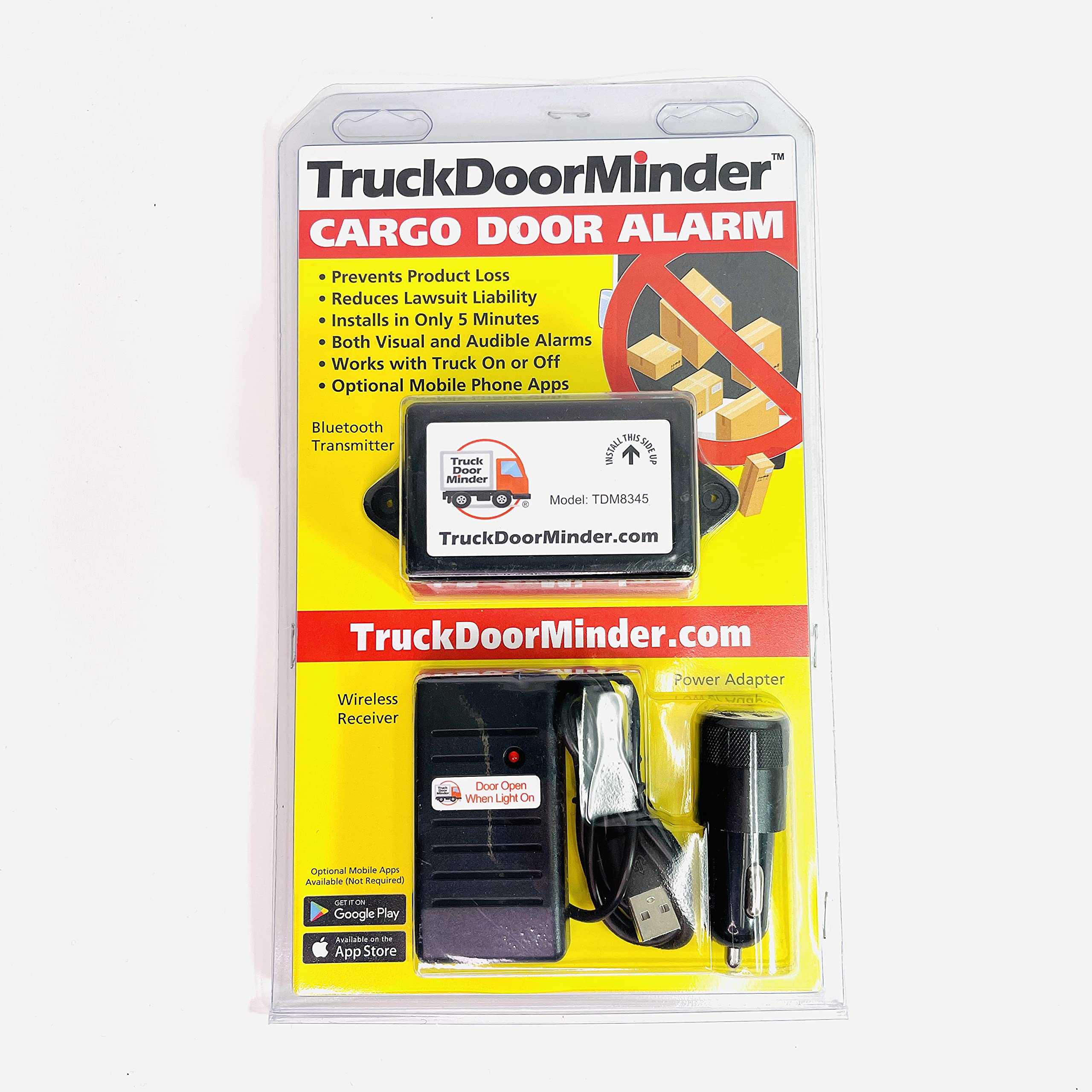 Roll-Up Door Monitor Alarm System - Wireless Security Sensor for Garage & Warehouse - Easy Installation & Real-Time Alerts for Home & Business Safety