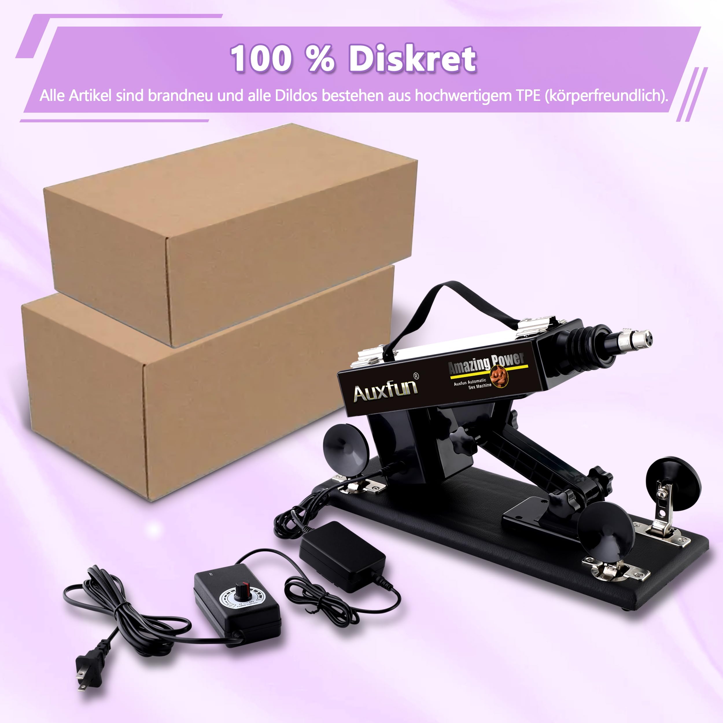 App-Controlled Sex Machine for Couples - 9 Accessories & Realistic Dildo with 3XLR Connector - Perfect for Long-Distance Play and Adult Toy Collection Enhancement
