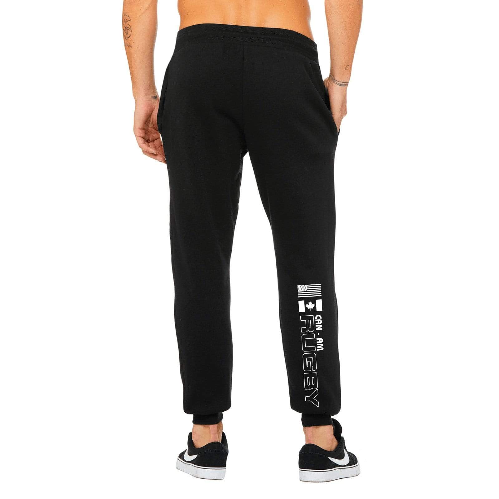 CAN AM Rugby Jogger Sweatpants for Men - Comfortable Athletic Training Pants with Elastic Waistband - Perfect for Gym, Running, and Casual Wear