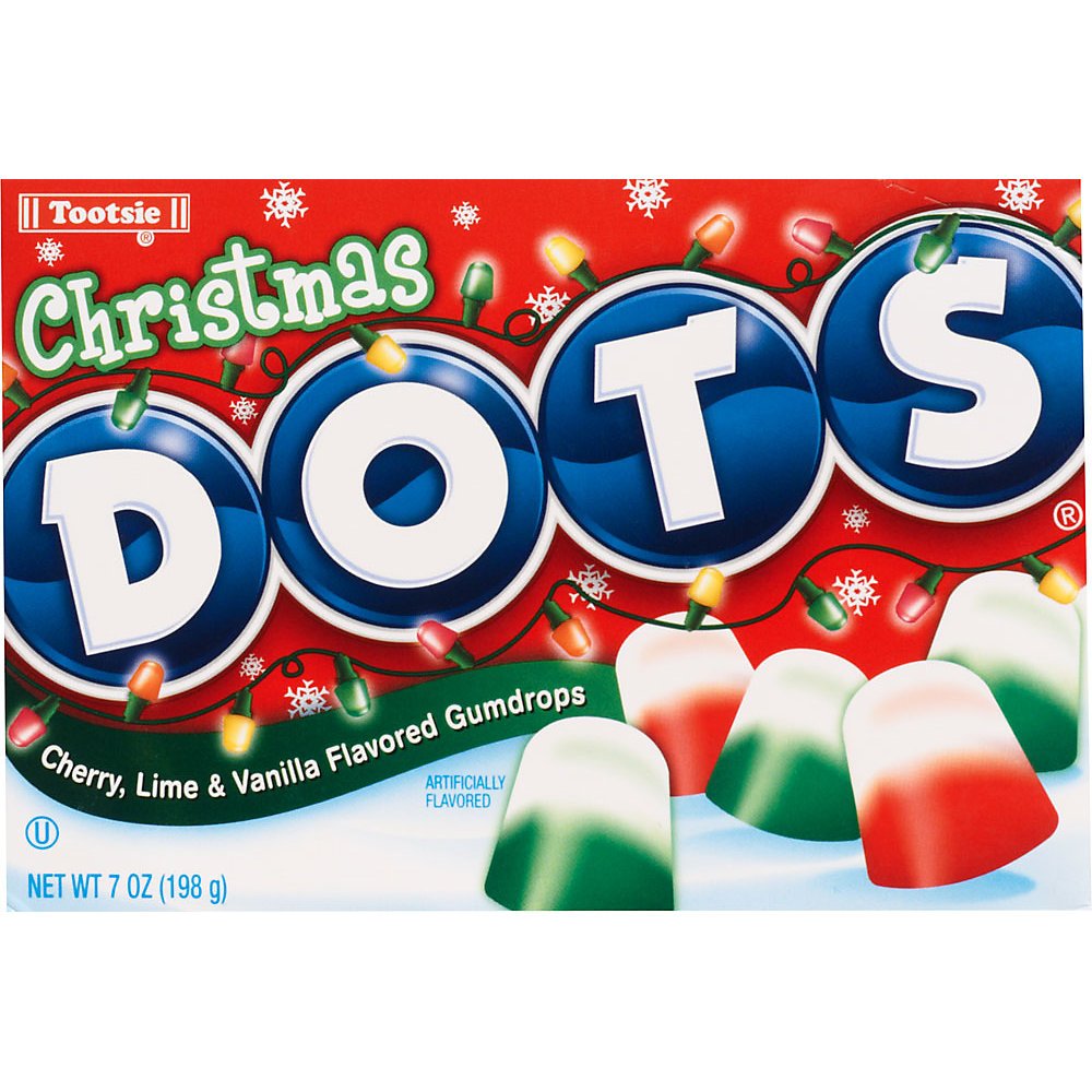 Colorful Dots Christmas Candy - Assorted Fruit Flavored Hard Candies for Holiday Gifts, Stocking Stuffers & Party Favors | Perfect for Christmas Celebrations, Office Treats & Festive Dessert Tables