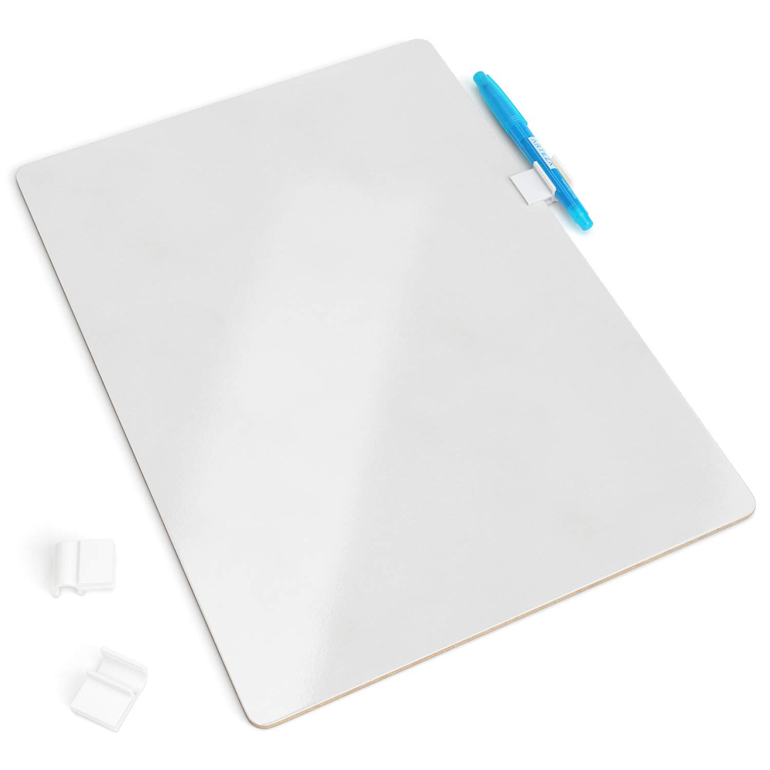 ARTEZA Mini White Boards 16 Pack - 9x12 Inch Double Sided Dry Erase Lapboards for Classroom, Office & Home - Perfect for Students, Teachers & Professionals - Ideal for Notes, Presentations & Brainstorming
