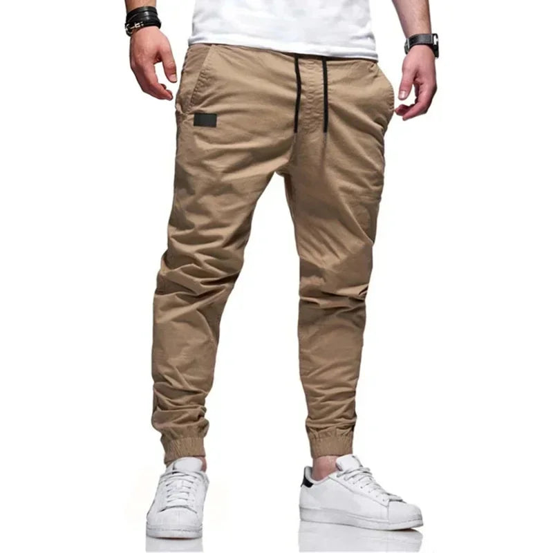 Men's Cargo Pants - Loose Fit Straight Leg Joggers, Large Size Casual Sweatpants with Multiple Pockets | Outdoor Hiking, Workwear & Streetwear Fashion