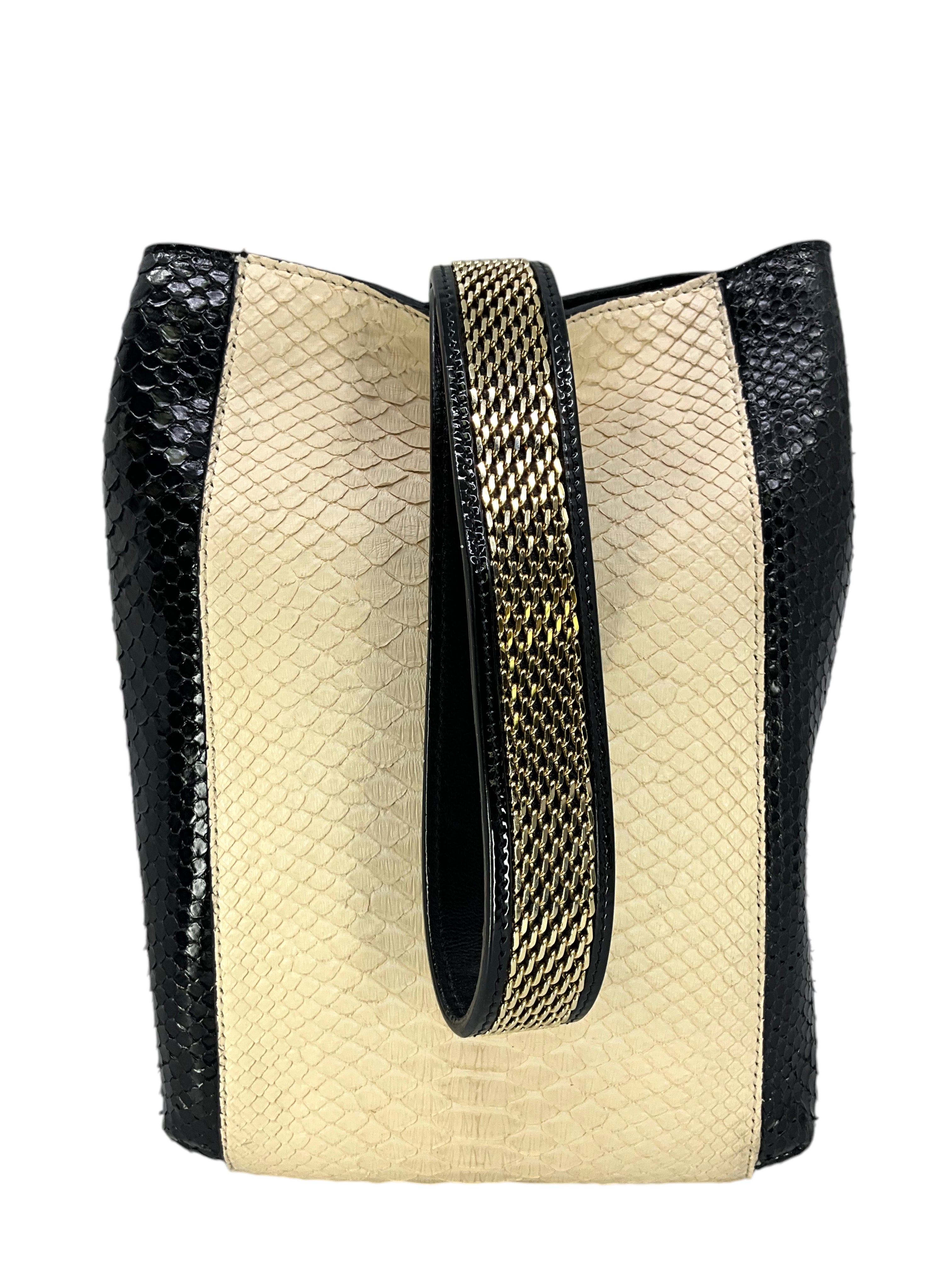 LANVIN Python Snakeskin Dress Bag - Luxury Designer Handbag for Women | Perfect for Evening Parties, Weddings & Special Occasions