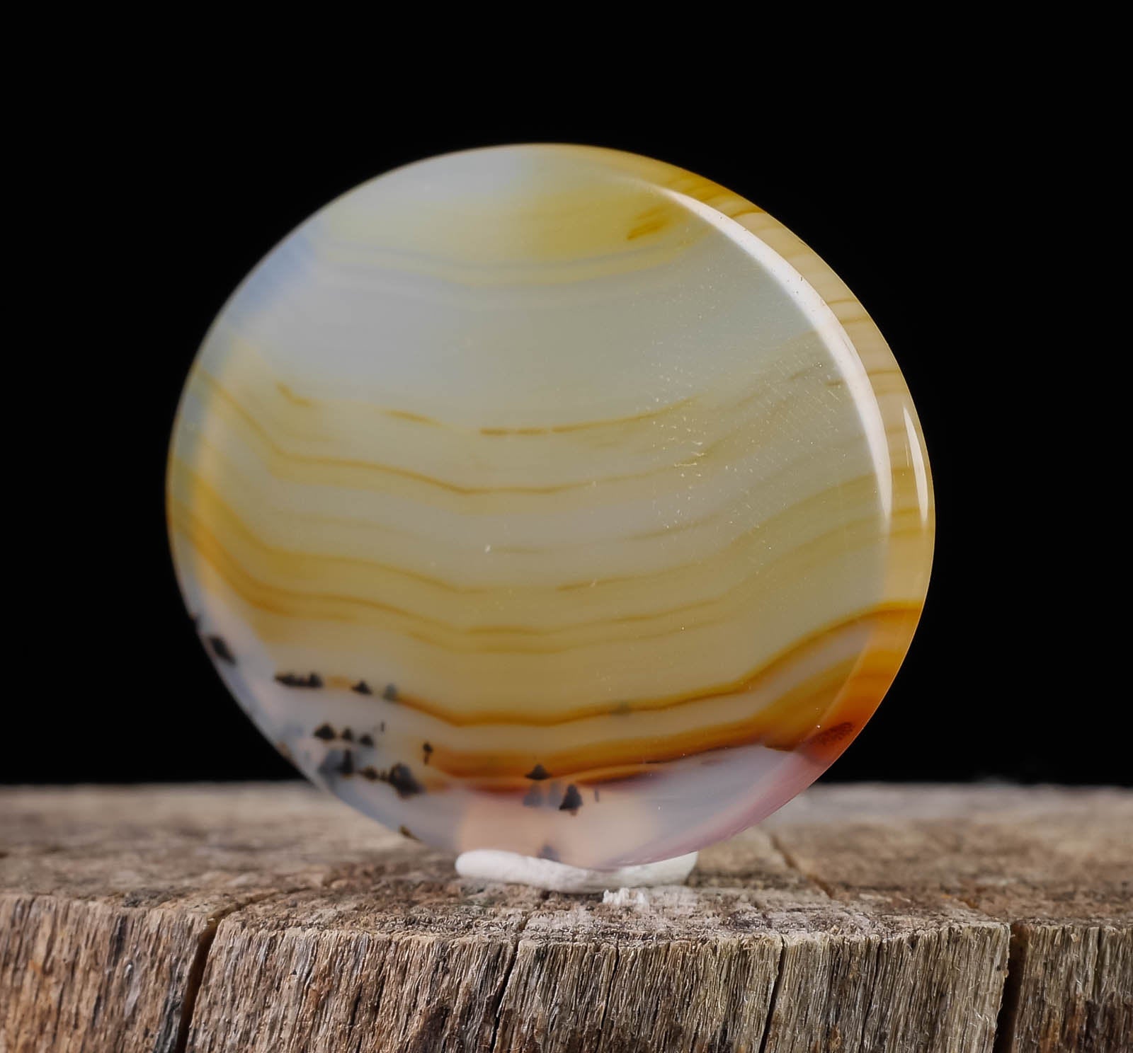 IRIS AGATE Crystal Cabochon Oval - Natural Gemstone for Jewelry Making, Healing Crystals & DIY Crafts - Perfect for Pendants, Rings & Spiritual Decor (Item #37864)