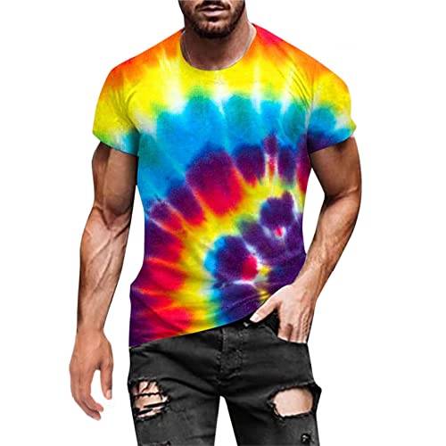 Kanedue Men's Loose Fit Crewneck Short Sleeve Graphic T-Shirts - Athletic Golf & Streetwear Tees with Cross Print for Casual Wear, Sports & Everyday Outfits