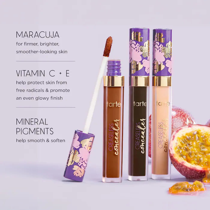 Tarte Maracuja Creme Corrector - Creaseless Under Eye & Face Brightener for Dark Circles & Wrinkles | Perfect for Daily Makeup & Night Skincare Routine