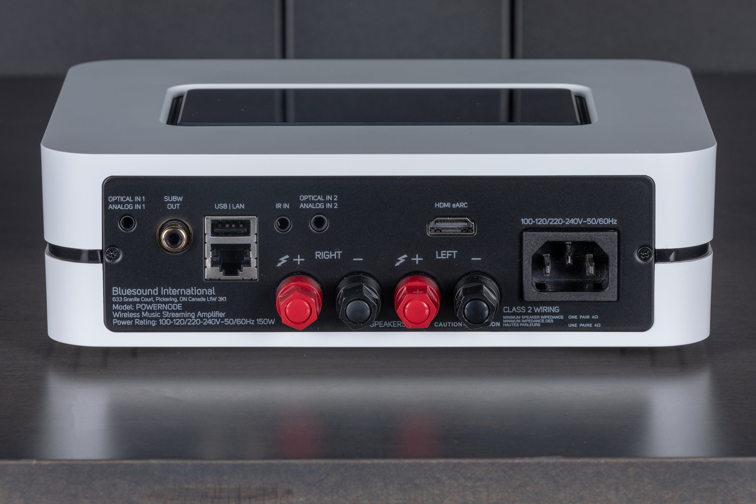Bluesound Powernode Hi-Fi Wireless Streaming Amplifier - High-Resolution Audio, Multi-Room Music System for Home Theater & Audiophile Setup | Perfect for Living Room, Office & Entertainment Spaces