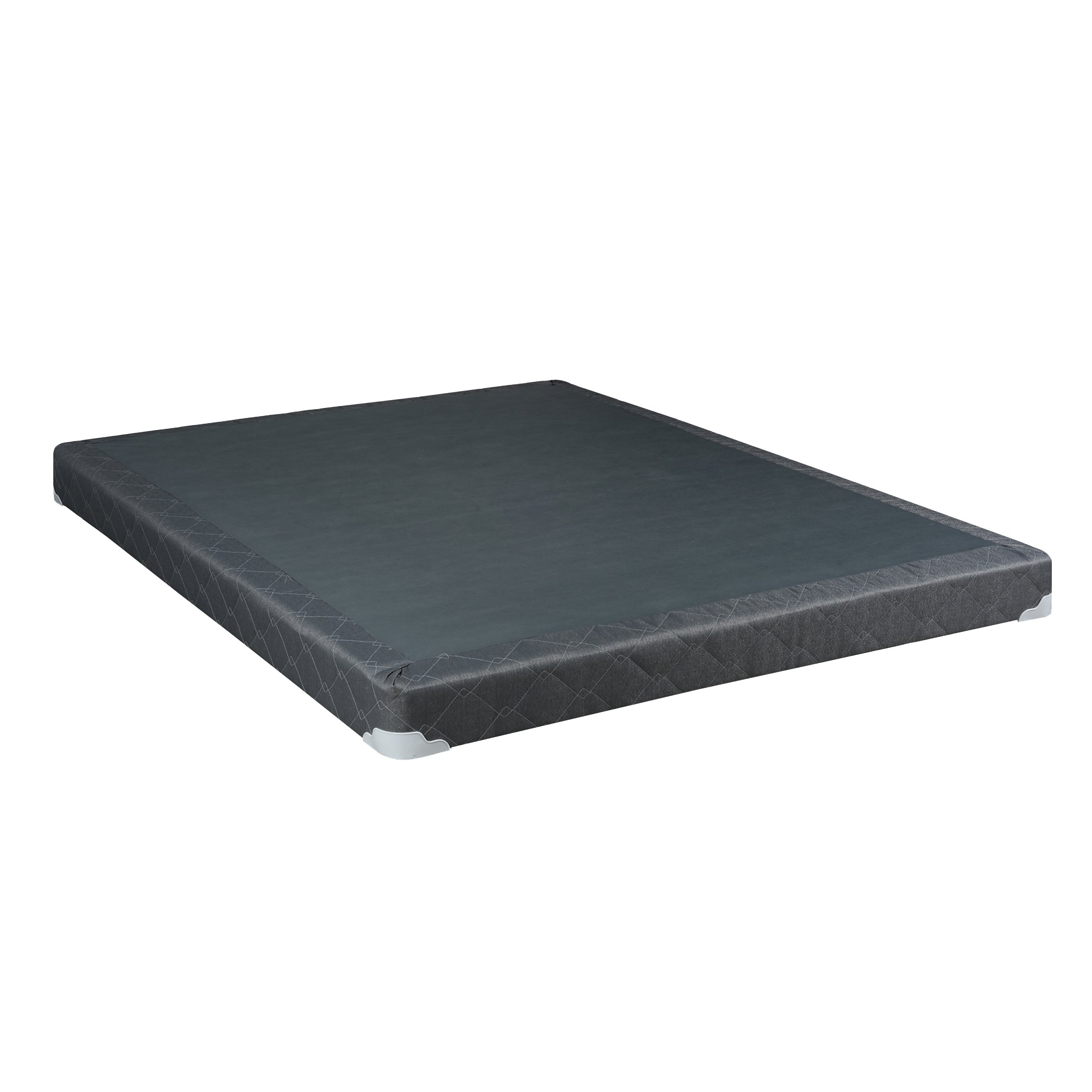 Greaton Fully Assembled Box Spring Foundation for Mattress - 74x44 Inch Non-Standard Size, Grey - Perfect for Adjustable Beds, Guest Rooms & Small Spaces