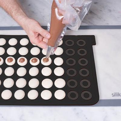 Premium Silikomart™ French Macaron Silicone Baking Mat - Non-Stick, Reusable & Durable for Perfect Macarons - Ideal for Home Bakers & Professional Pastry Chefs