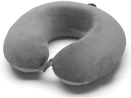 BLISSCLOUD Memory Foam Neck Pillow for Travel - Ergonomic Support for Neck & Head - Perfect for Airplane, Car, Office & Home Use - Ultra Soft & Comfortable Travel Pillow for Long Flights & Road Trips