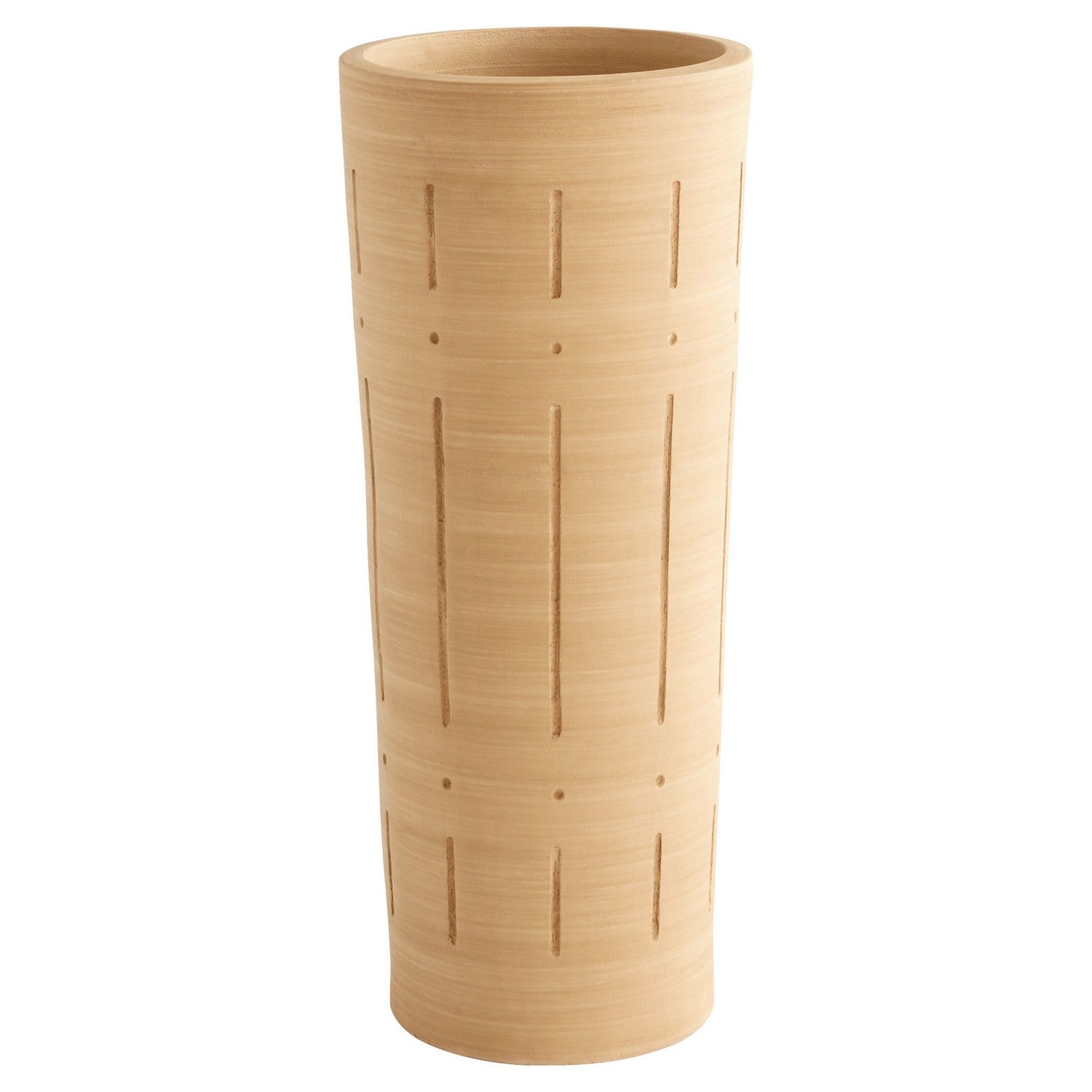 Cyan Design 11557 Madeira Vase - Small Terracotta Pot for Home Decor, Table Centerpiece, and Wedding Floral Arrangements
