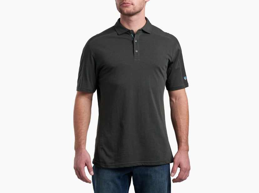KUHL Men's Brazen KUHLDRY Short Sleeve Polo Shirt - Moisture Wicking & Breathable Performance Top for Golf, Hiking & Outdoor Activities