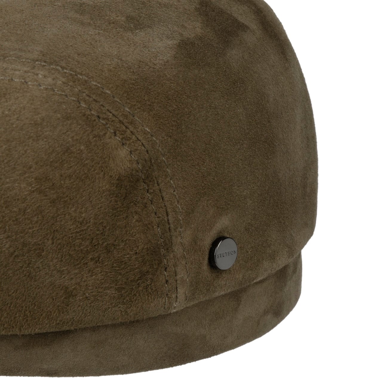 Stetson Goat Suede Flat Cap - Classic Men's Vintage Style Hat for Casual Wear & Outdoor Activities