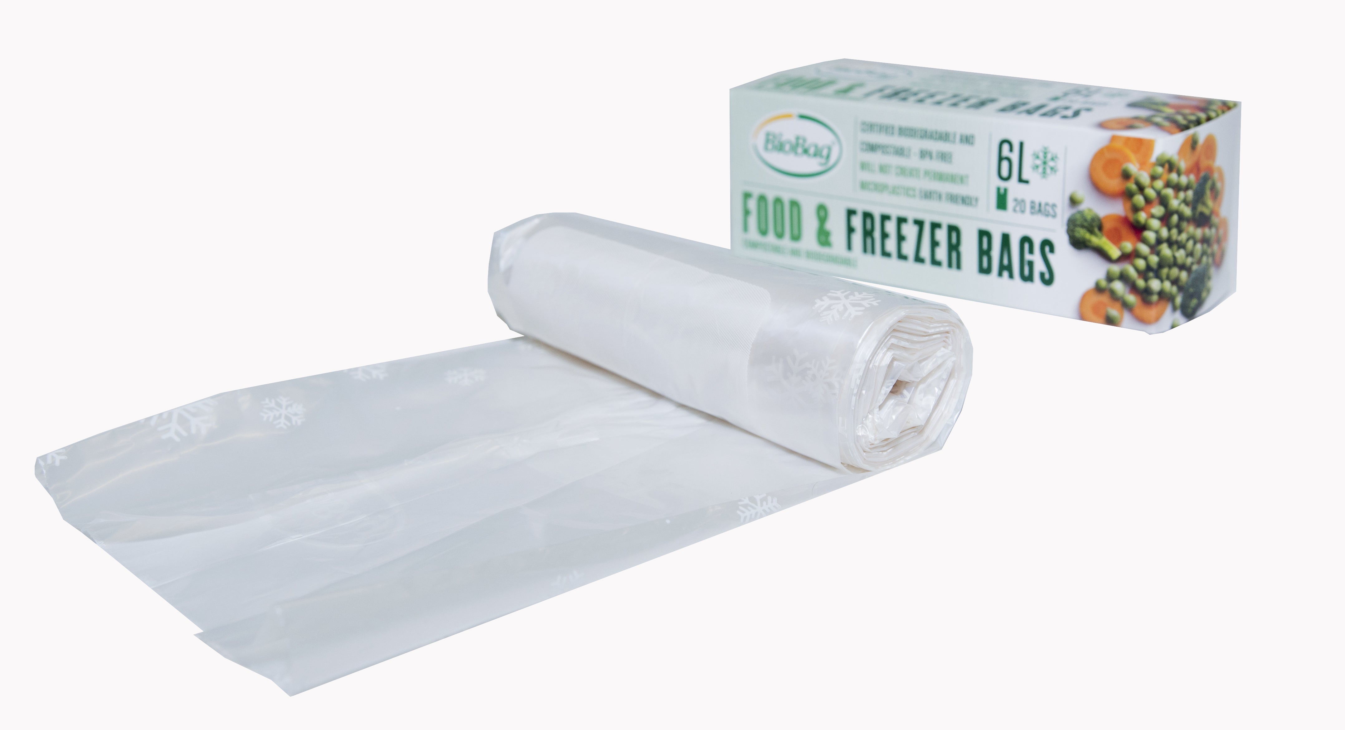 BioGrade Premium Food Storage & Freezer Bags - 4L & 6L Heavy Duty Reusable BPA-Free Plastic Bags for Meal Prep, Leftovers, Sous Vide & Freezing - Ideal for Home Kitchen, Camping & Food Preservation