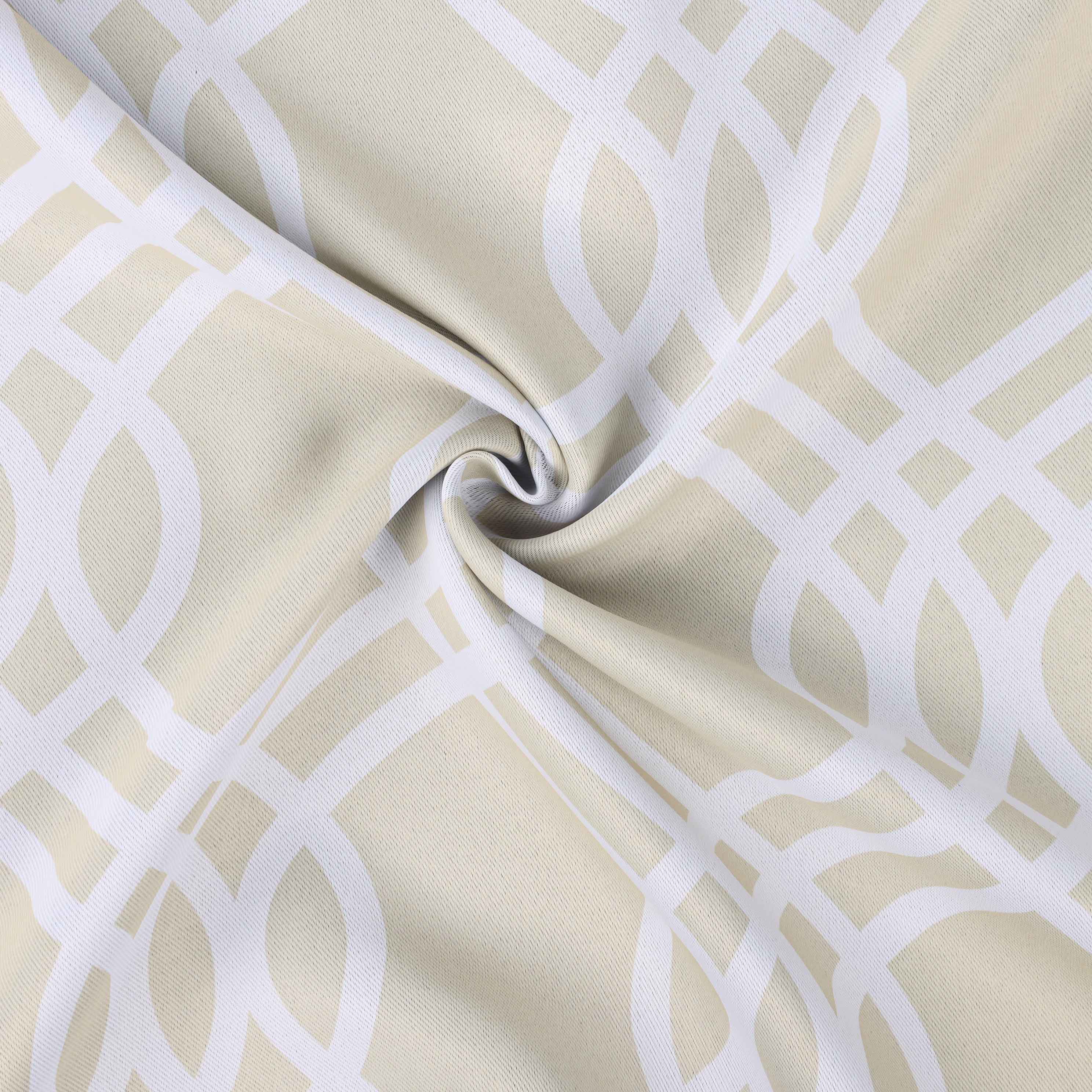Washable Blackout Curtains with Ribbon Trellis Design - Room Darkening Window Treatment for Bedroom & Living Room - Thermal Insulated Drapes for Better Sleep and Energy Efficiency