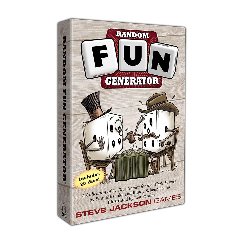 Steve Jackson Random Fun Generator - Perfect for Game Nights & Parties