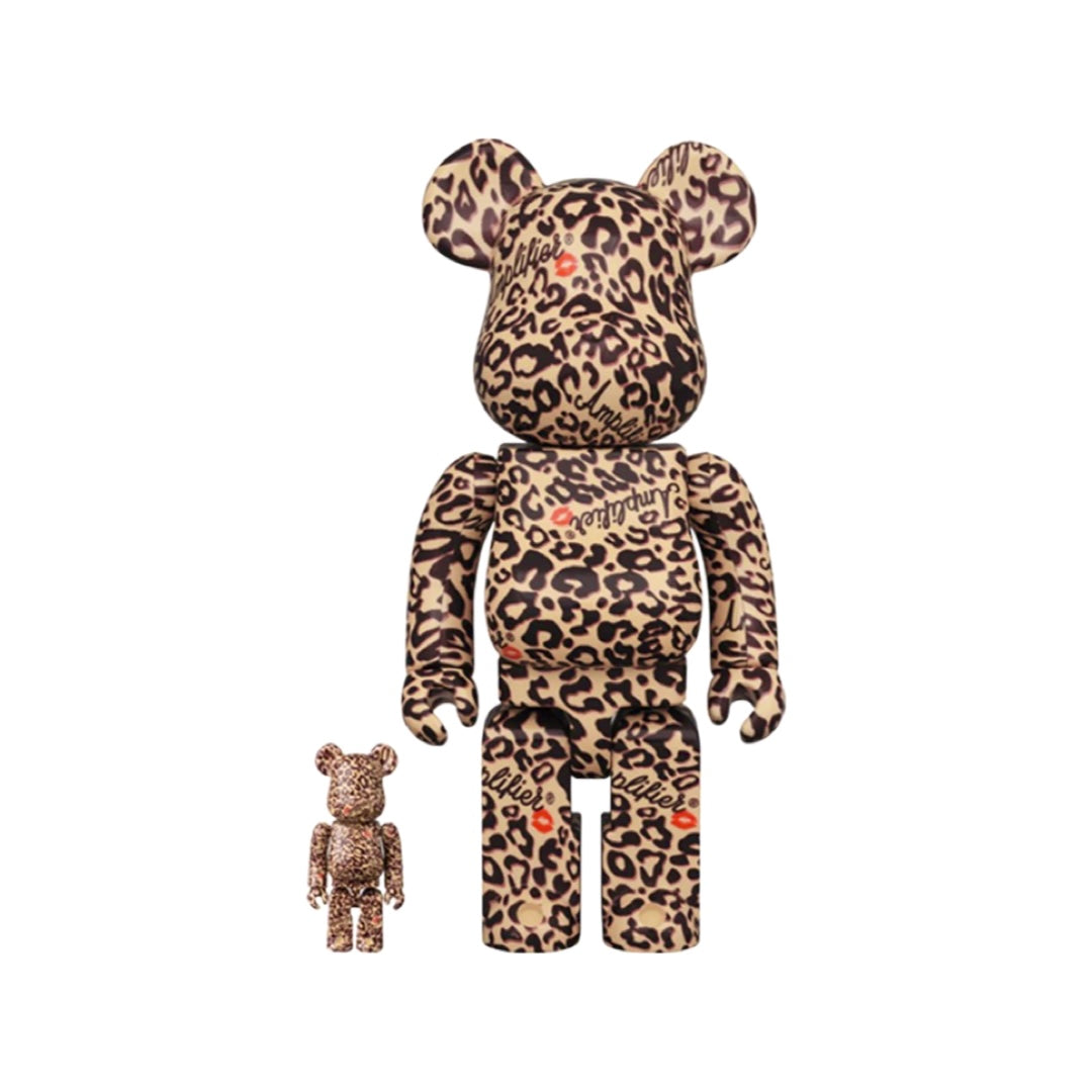 Bearbrick Amplifier 100% & 400% Collectible Figure Set - Limited Edition Japanese Vinyl Art Toy for Display & Home Decor
