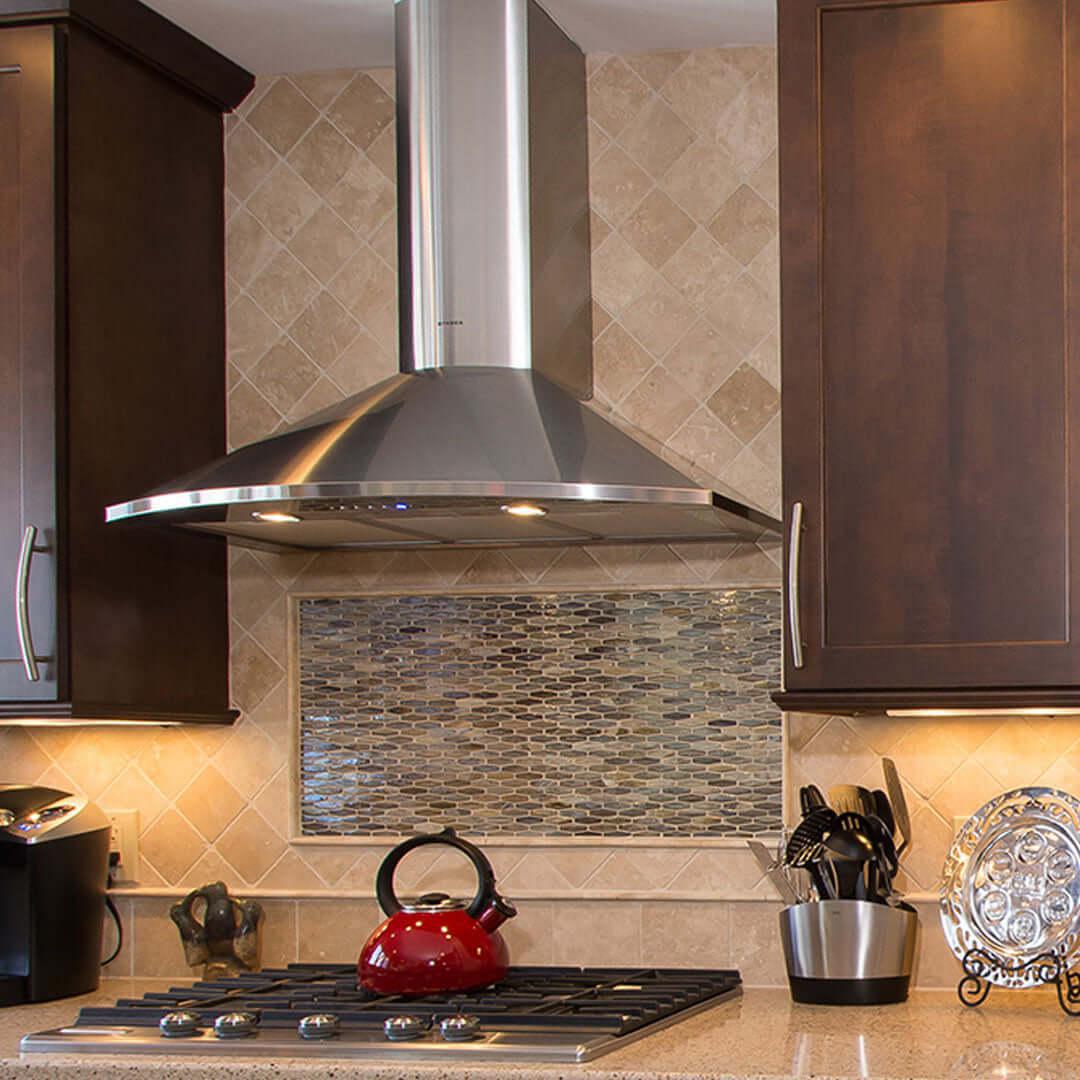 Faber Tender Stainless Steel Wall Mount Range Hood - 30