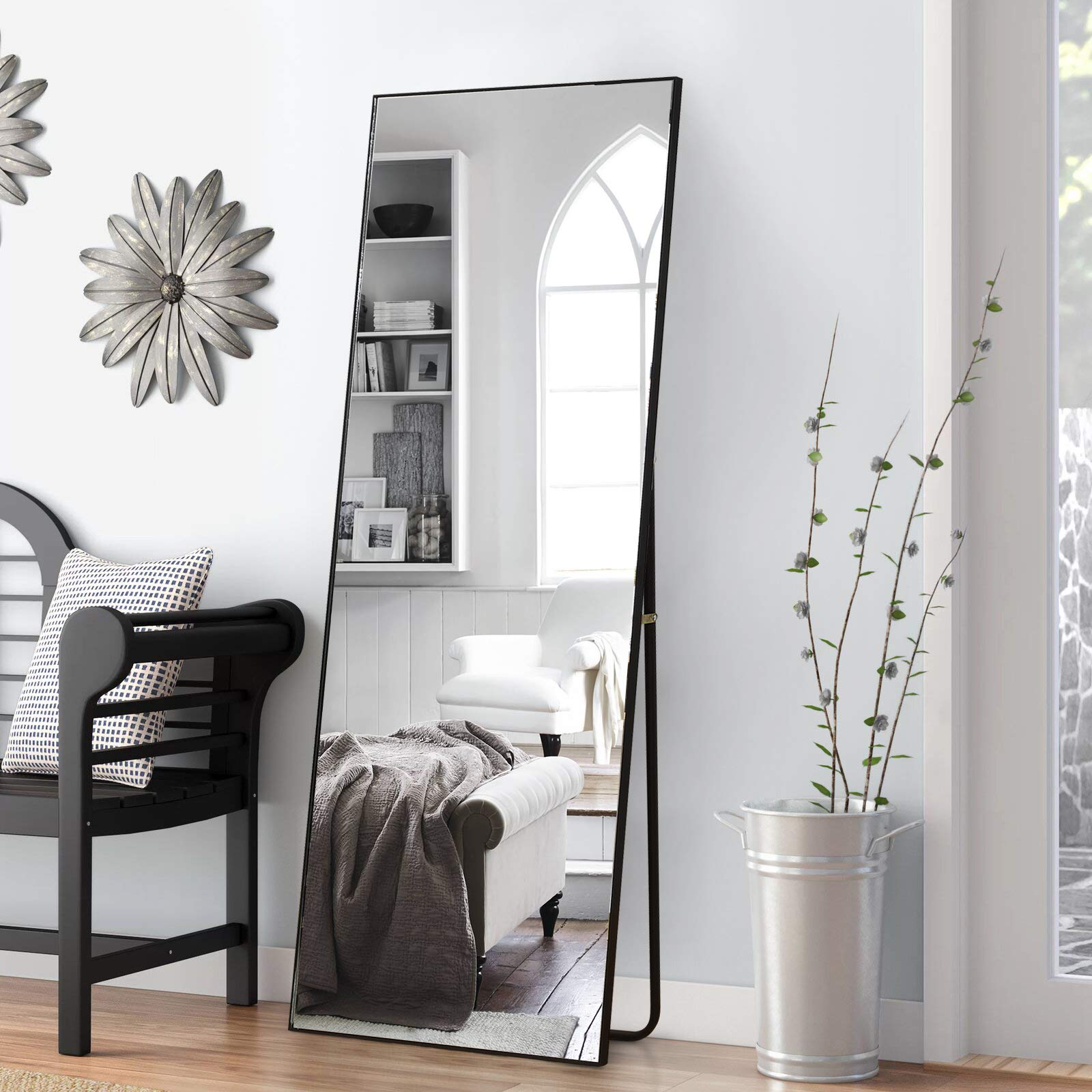 Vlush Full Length Floor Mirror with Stand - 65