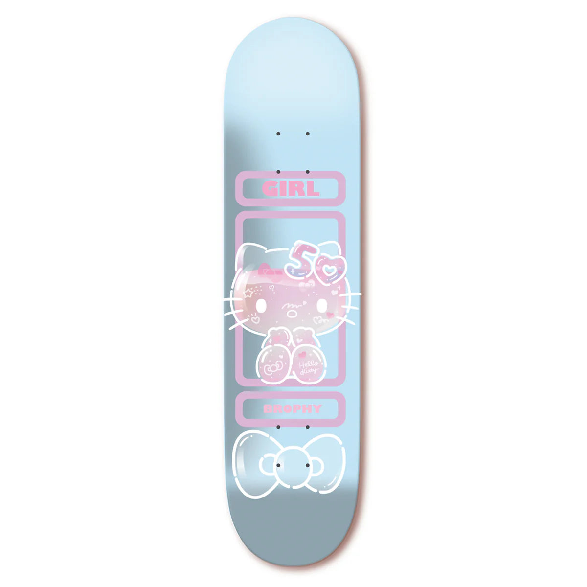 Hello Kitty 50th Anniversary Skateboard Deck (8.25