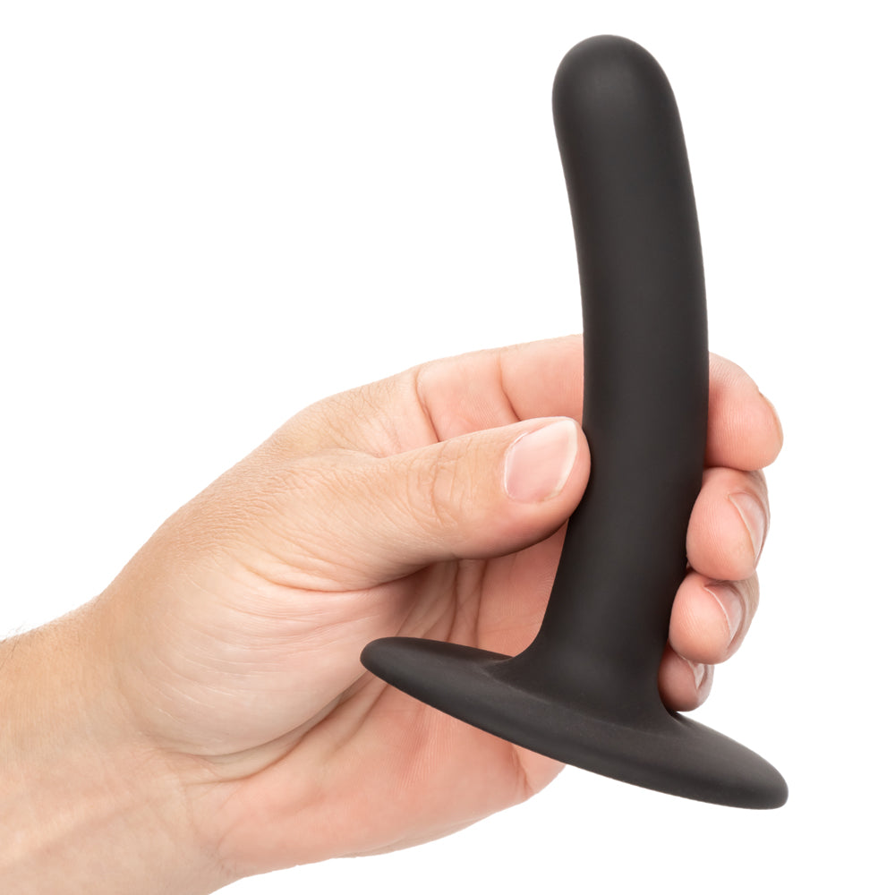 Boundless 4.5 Inch Slim Suction Cup Dildo - Waterproof Flexible Silicone Adult Toy for Shower, Bath & Bedroom Pleasure