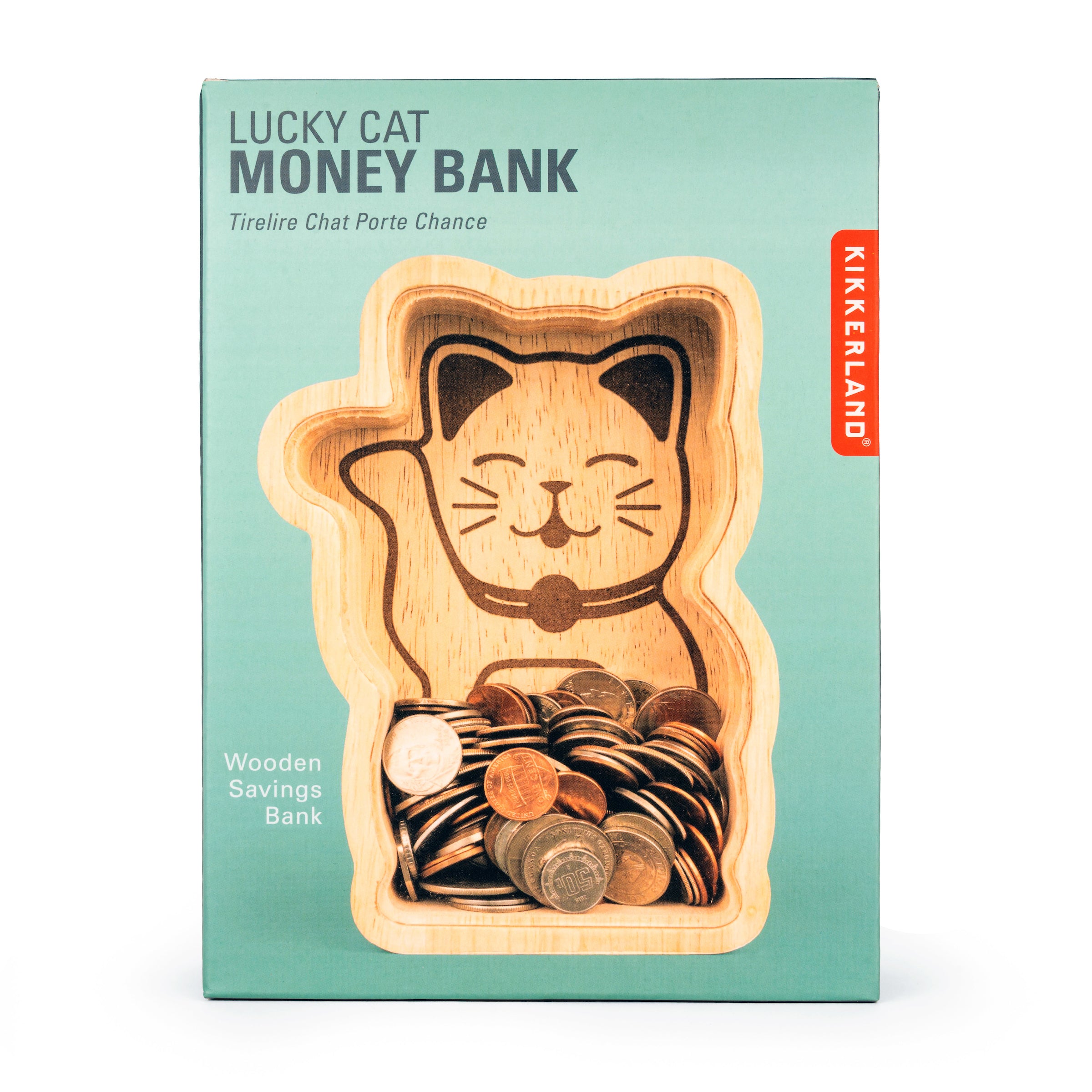 Lucky Cat Money Bank - Japanese Maneki Neko Fortune Cat Coin Bank for Home & Office Decor | Perfect for Gifts, Feng Shui, and Good Luck Charm