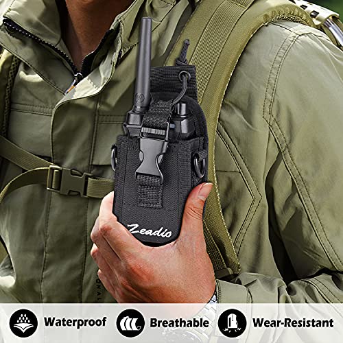 Zeadio Multi-Function Pouch Case Holder for GPS, Phone & Two-Way Radio - Durable Protective Cover (ZNC-A, 5-Pack) - Perfect for Outdoor Adventures, Hiking, Camping & Emergency Preparedness