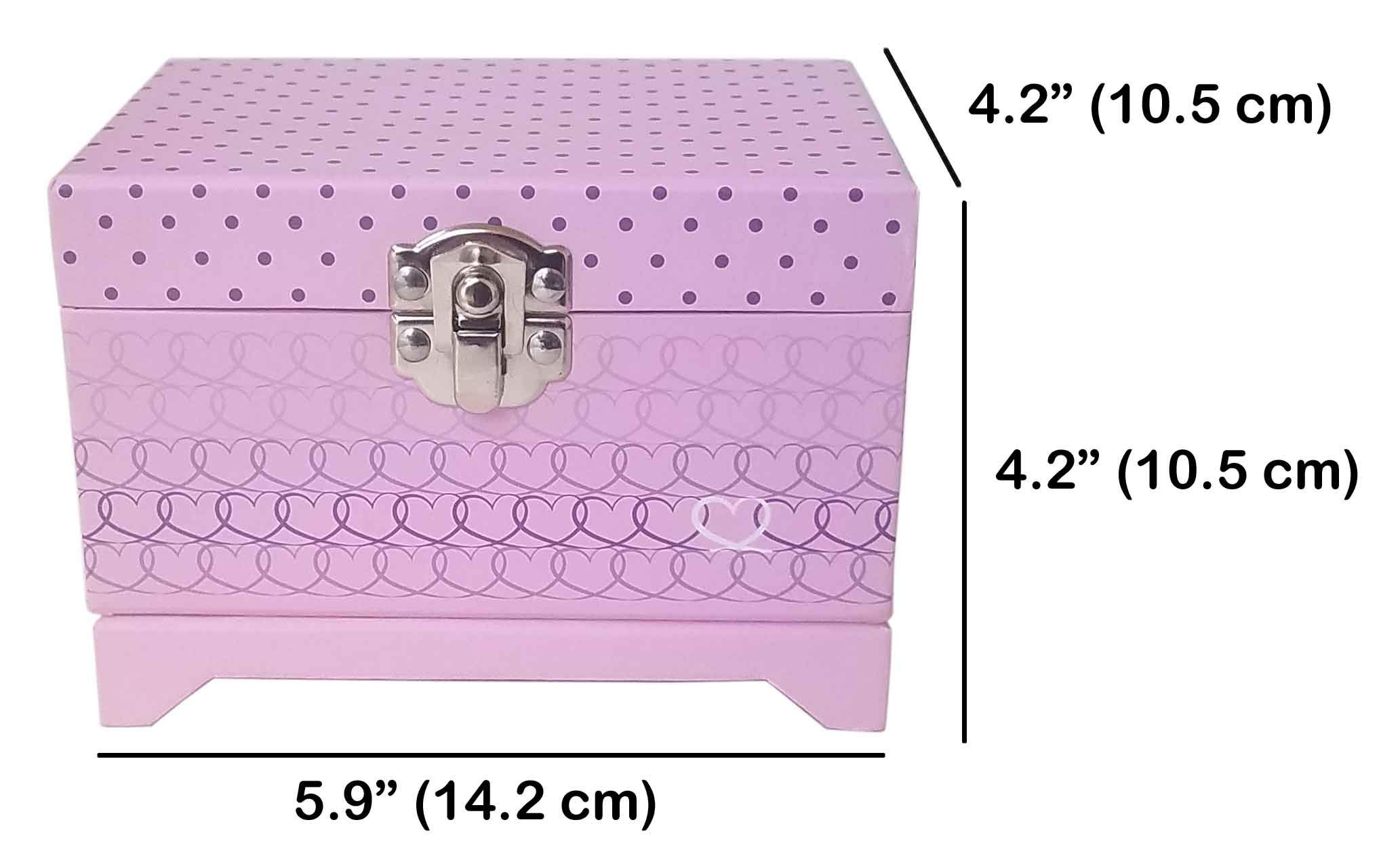 Elegant Pink Heart Ballerina Music Box - Perfect for Weddings, Anniversaries & Romantic Gifts